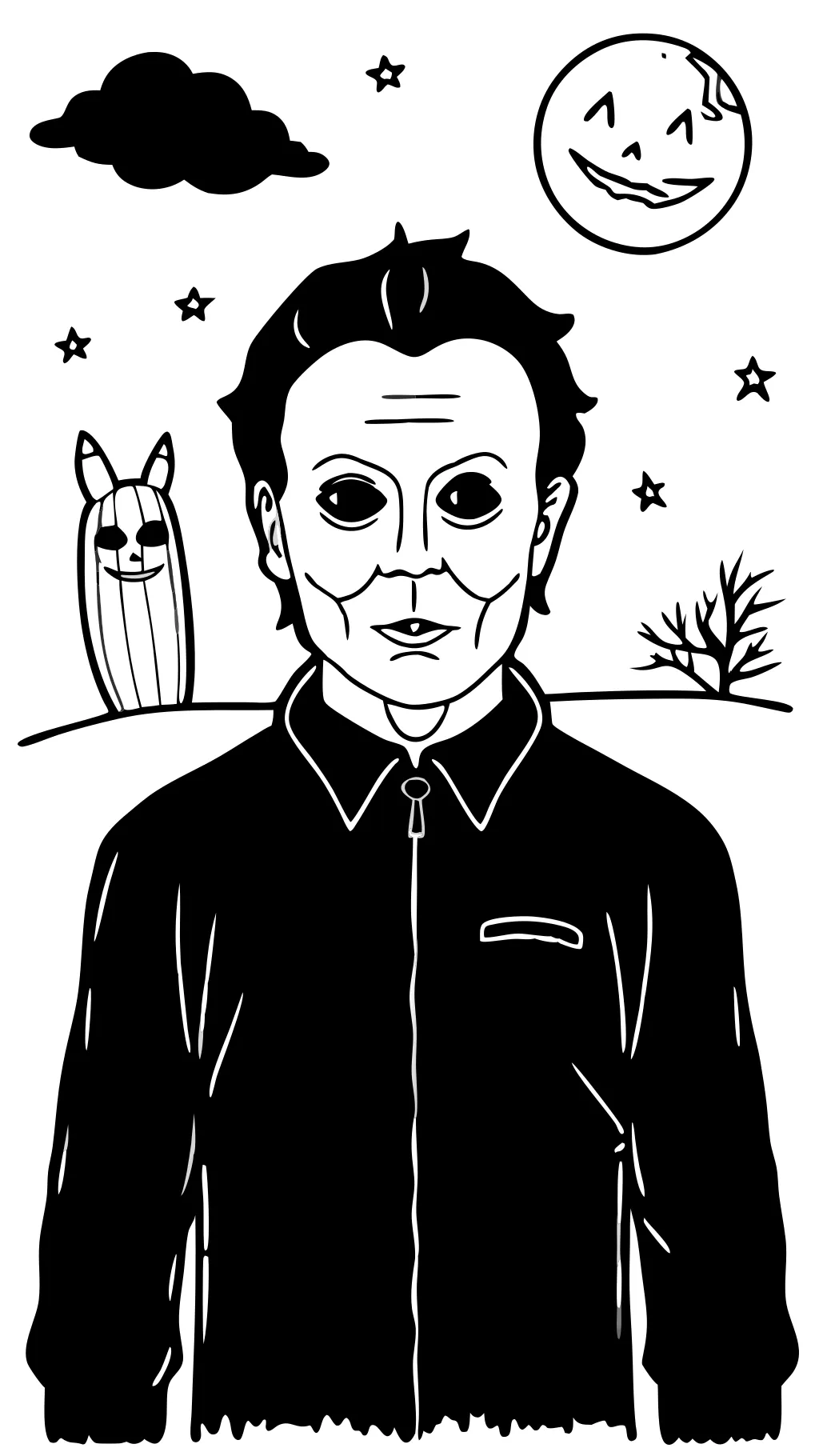 Páginas de color de Michael Myers